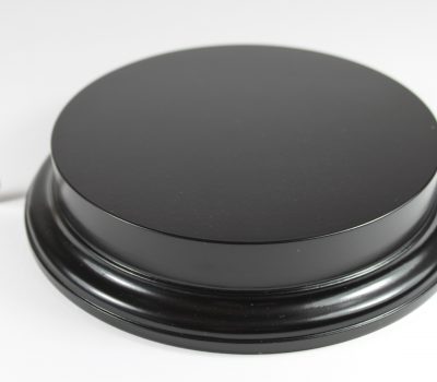 Black MDF Round Base with 25mm upstand and 175mm Display Area