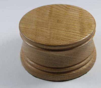 Solid Oak Model / Trophy Base 50mm High with a display area of 90mm