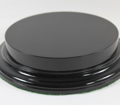 Gloss Black MDF Round Base 150mm x 18mm