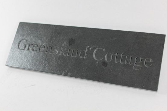 Deep Engraved Slate House name plate 300mm x 100mm x 10mm