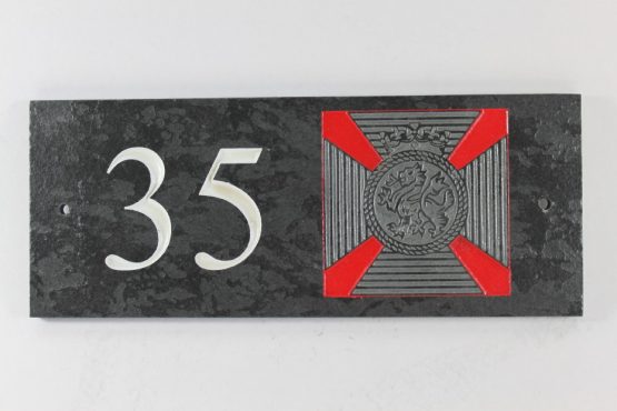 The Duke Of Edinburghs Badge House Name plate 300mm x 120mm x 10mm