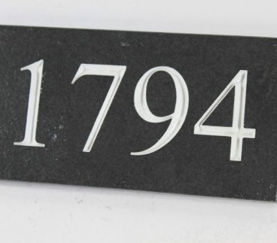 Deep Engraved Slate House name plate 170mm x 90mm x 10mm