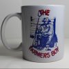 11oz Mug with Dukes badge and Farmers Boy logo