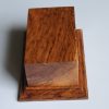 Solid Large Oak Oblong Plinth With Burr 145mm x 90mm x 65mm high - Image 3