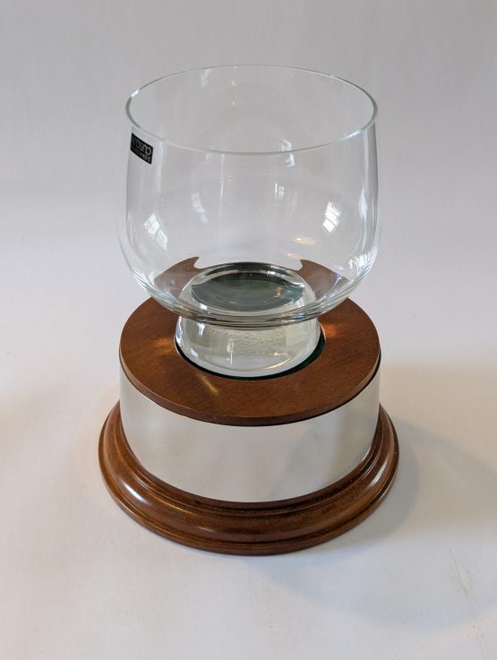 15cm Glass Bowl and Single Tier Trophy Base