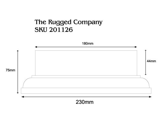 Round Black Trophy Base or Extension - Image 4